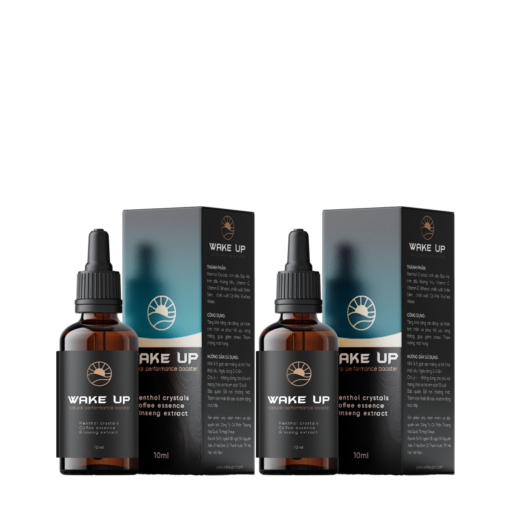 Wakeup - Combo 1 Natural Performance Booster 10ml